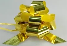 золотой бант-шар металлизированный супер атрибут для праздника